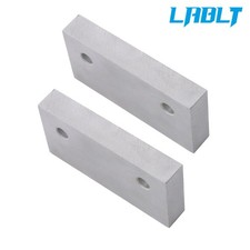 LABLT 2PCS 6" 3" 1" Aluminum Machinable Soft Vise Jaws for 6" Milling Vise