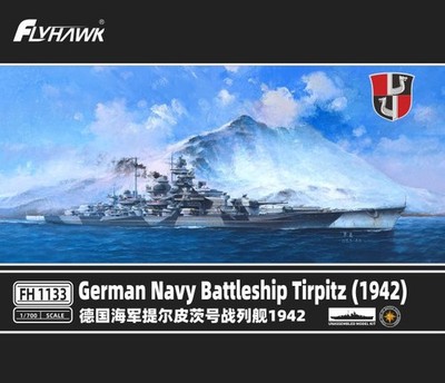 Flyhawk FH1133 1/700 Scale German Navy Battleship Tirpitz(1942) Model Kit