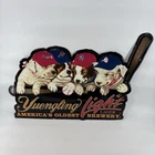 Yuengling Light Lager Atlanta Braves dog-themed vintage Beer Metal Sign Man cave
