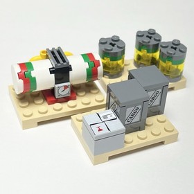 2008 LEGO CITY Cargo Transport Truck & Forklift Set 7733 Complete With Manuals