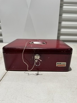 Vintage Burg Wachter 2300 EUROPA Royal Strong Box Safe Cash Security Box w/ Key