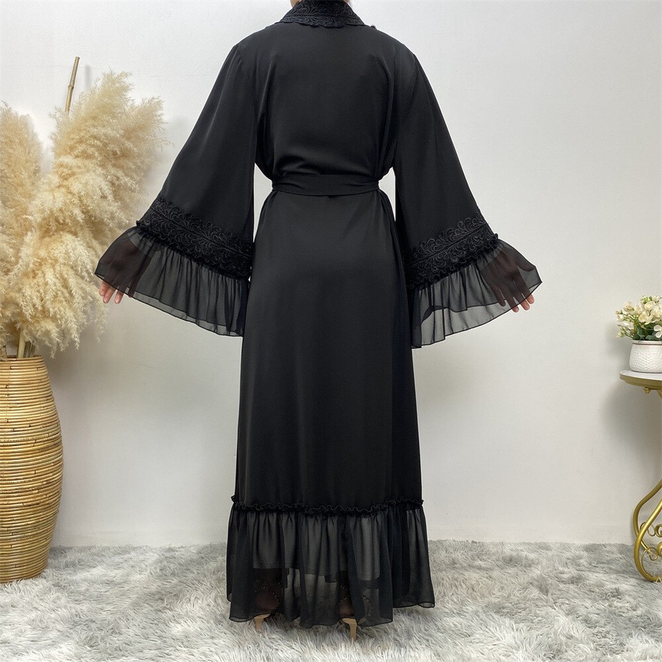 Beautiful Cardigan Robe Abaya Dress for Arab Dubai Turkey Middle East Women. main image 1