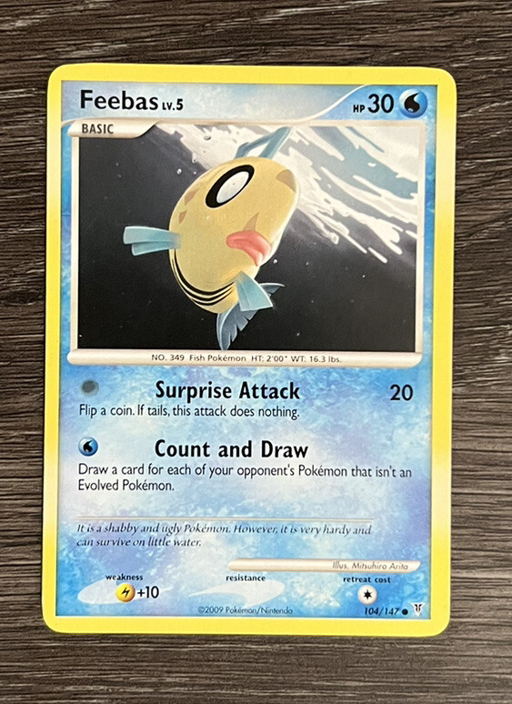 MINT Pokemon TCG Feebas Supreme Victors 104/147 Regular Common