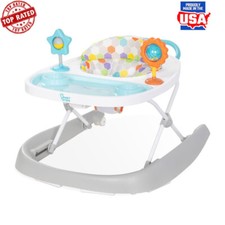 3 in1 Baby Feeding Walker Adjustable Height Tray Toys Foldable Snack Time New