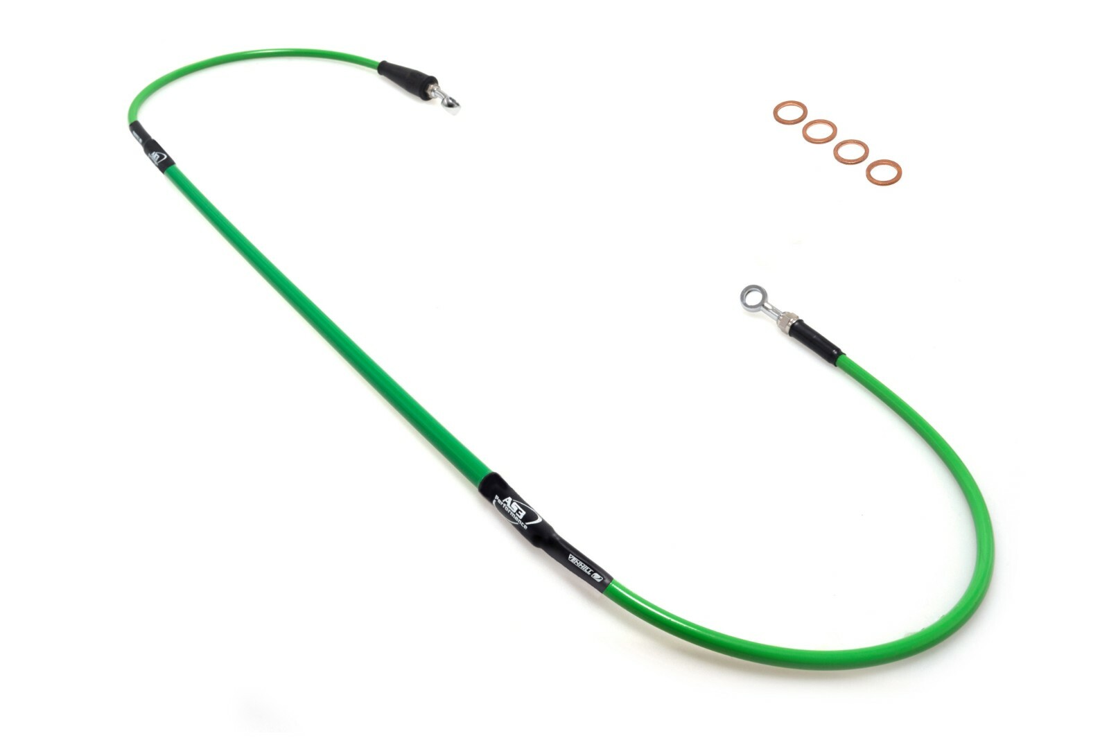 AS3 VENHILL FRONT BRAKE LINE HOSE for KAWASAKI KX 125 KX 250 KX 500 1985-1987