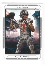 C J Stroud Houston Texans Ohio State 2023 Sage Artistry SILVER