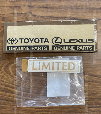 TOYOTA SUPRA JZA70 MA70 EMBLEM, LOWER BACK LIMITED 75452-14010 OLD