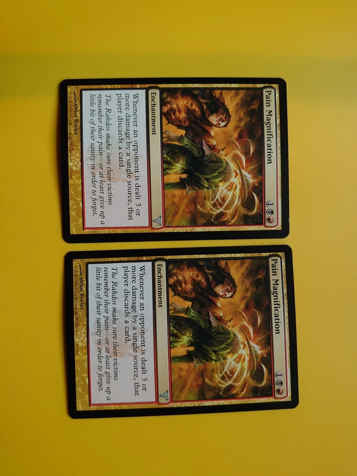 MTG Card.  Pain Magnification x2  Enchantment  dissension  2 cards - Image 2 of 4