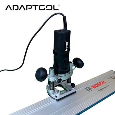 Trend T4EK 1/4'' Oberfräse Führungsschiene Adapter für Bosch FSN Führungsschiene