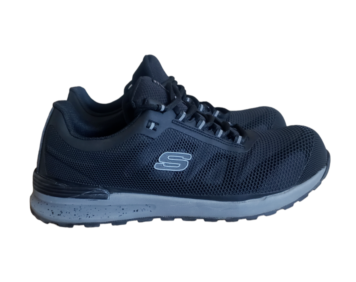 SKECHERS BULKLIN COMPOSITE SAFETY TOE MEN'S WORK SHOES, SIZE 13
