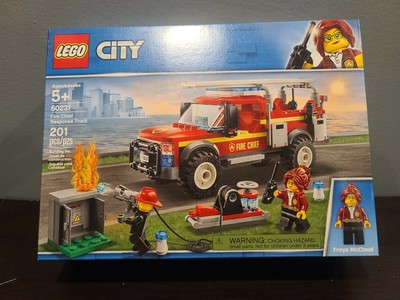 lego fire chief response truck