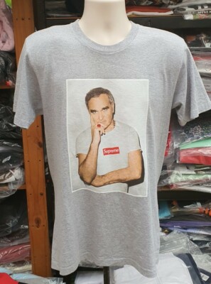 16SS Supreme × Morrissey photo T-shirt SS16 Supreme x Morrissey Photo Tee red T-shirt size M medium