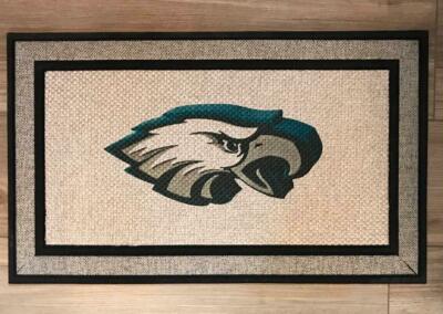 EAGLES Philadelphia Personalized DOORMAT custom name team club saying business