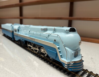 Weaver Santa Fe Blue Goose 4-6-4  Hudson Steam Engine & Tender 2 Rail NEW