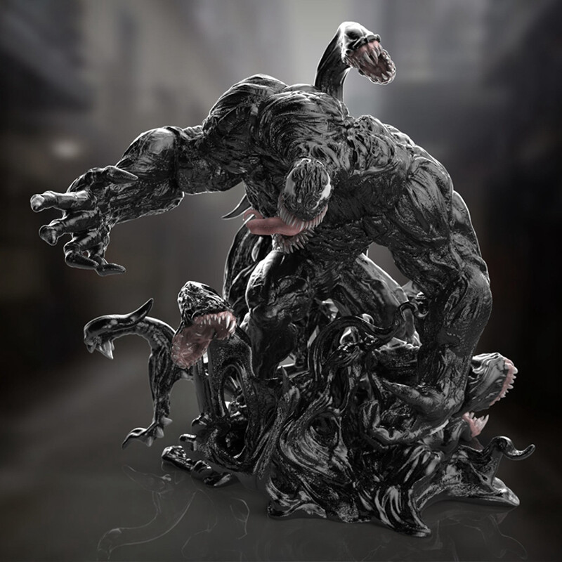 Venom 1/8 1/6 3D Print Figure Model Kit Unpainted Unassembled