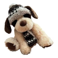 Hugfun International Dog winter plush stuffed animal puppy 14”