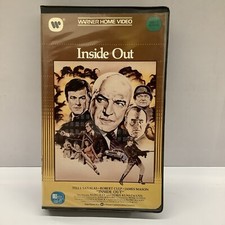 VINTAGE 80s Inside Out Beta Video Tape Clamshell Telly Savalas Robert Culp 1985