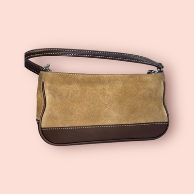 COACH Y2K Vintage Suede Leather Small Demi Luxury Designer COACH Y2K Vintage Suede Leather Small Demi Luxury Designer