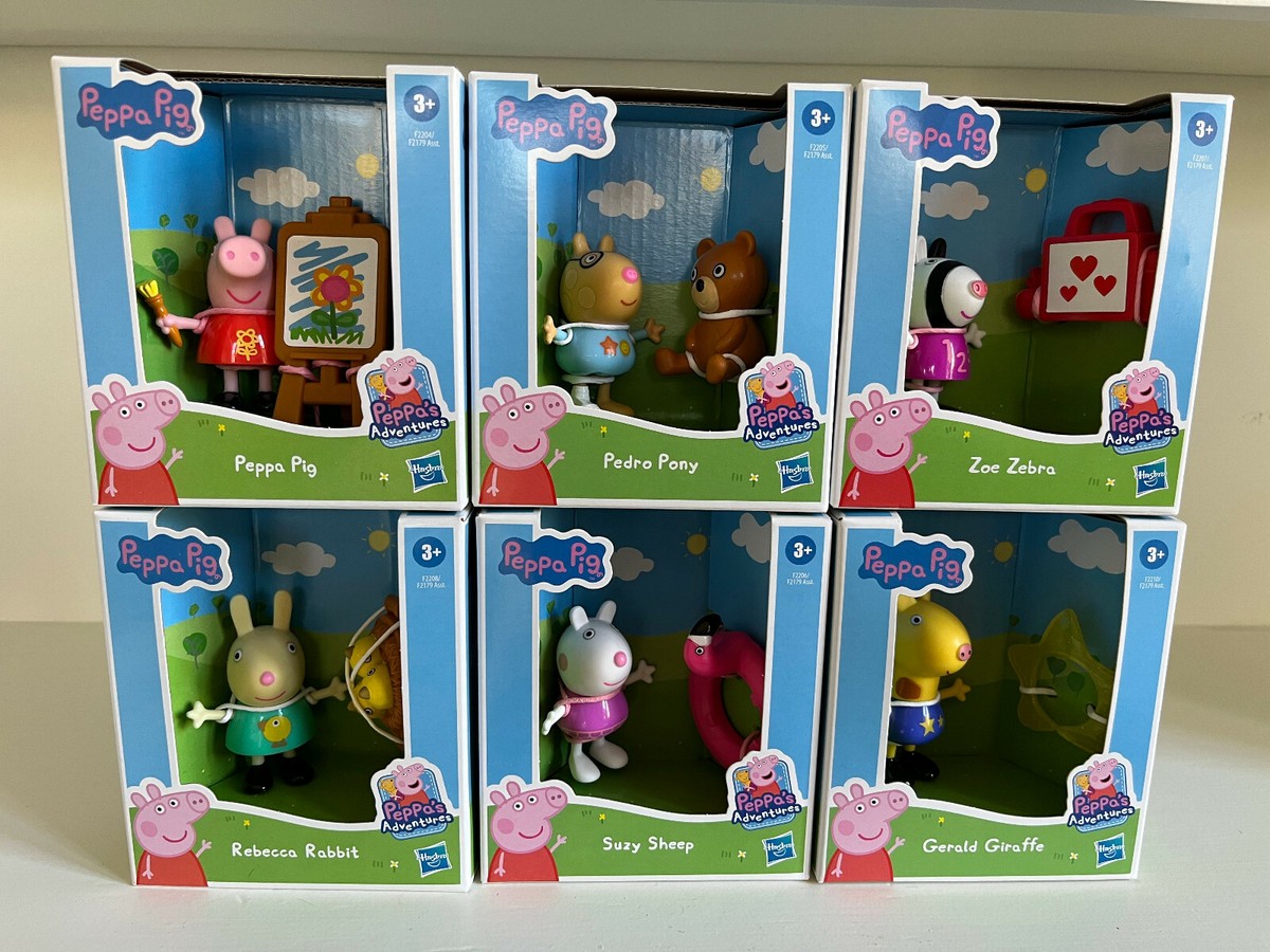 NEW HASBRO PEPPA PIG Figures Peppa Suzy Gerald Pedro Rebecca Zoe YOU  CHOOSE