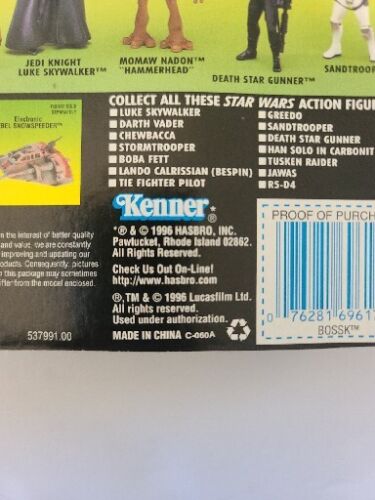 Modellino Star Wars Power of the Force Bossk 1996 con accs. Nuovo In Confezione - Foto 7 di 8