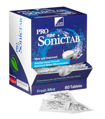 Pro One Sonic Tablets Ultrasonic Cleaner, 80/Box, Cory Labs, POS80