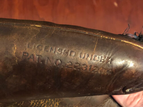 Vintage Wilson Baseball Glove Mel Ott 1940's HOF - Pat. No.2231204 - Horse Hide! - Picture 6 of 12