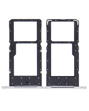 Sim Card Tray For Samsung Galaxy Tab A7 Lite T225  Silver  4G Version 