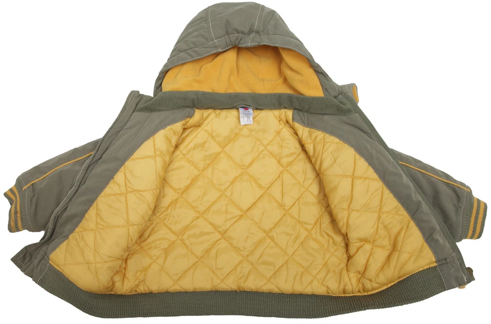 C&A Kinder Jungen Winter Stepp Jacke Kapuze Wattiert Größe 86 24 Monate Grün - Bild 2 von 2