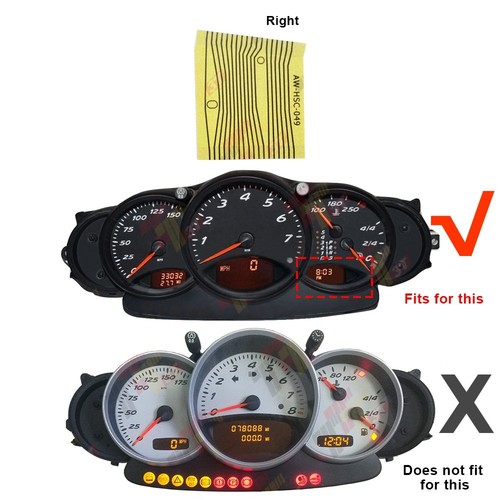For Porsche 911 996 and 986 Boxster Instrument Cluster Right Flat Cable - Picture 2 of 3