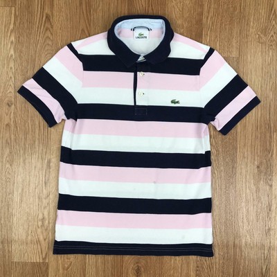 pink lacoste polo womens
