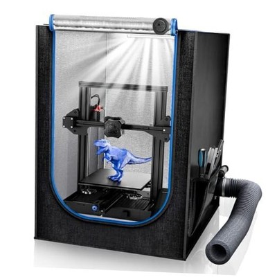 3D Printer Enclosure with Ventilation Kit, LED 3-Medium with Ventilation Kit