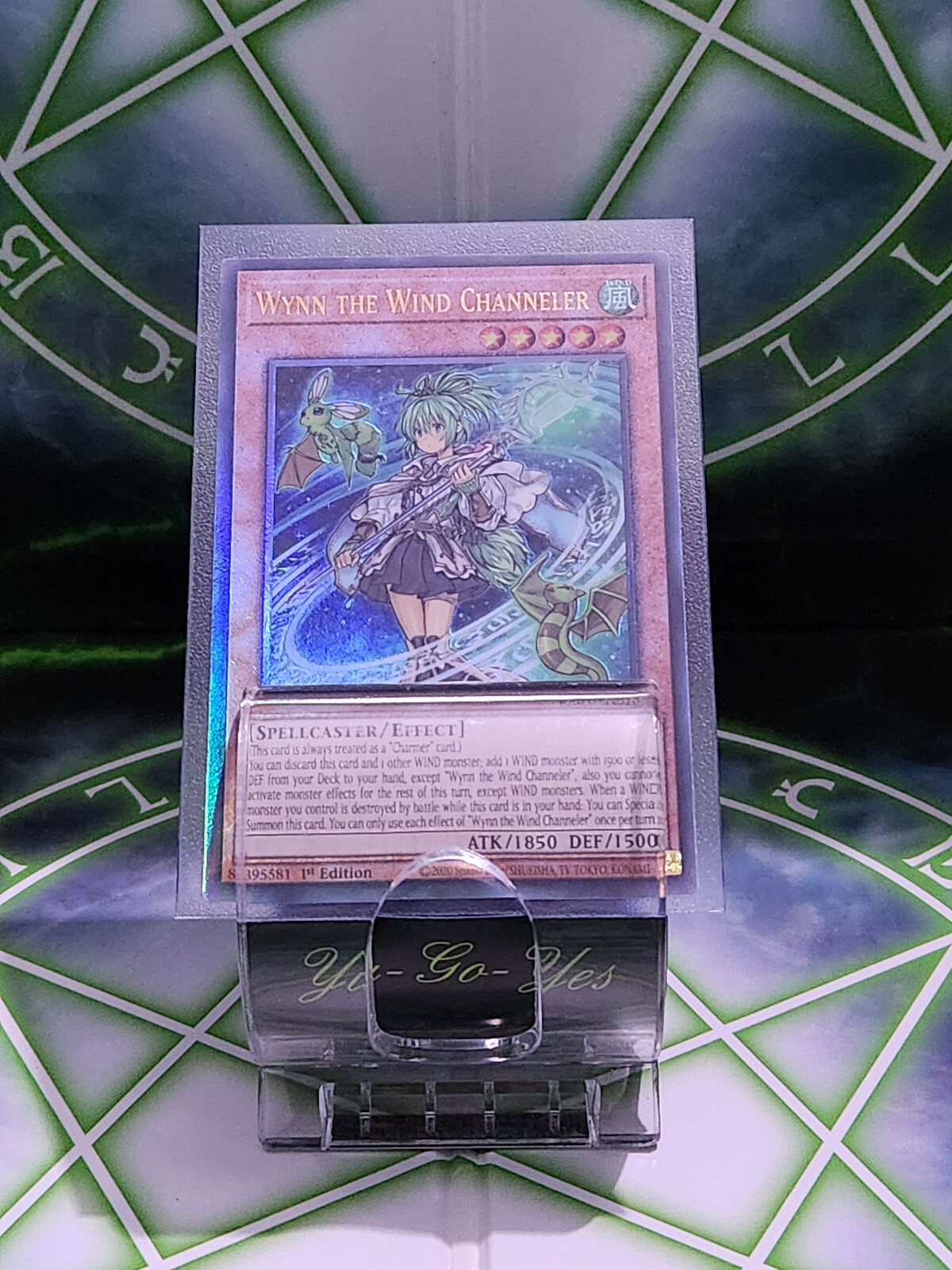 RA01-EN018 Wynn the Wind Channeler Ultimate Rare 1st Edition YuGiOh Card