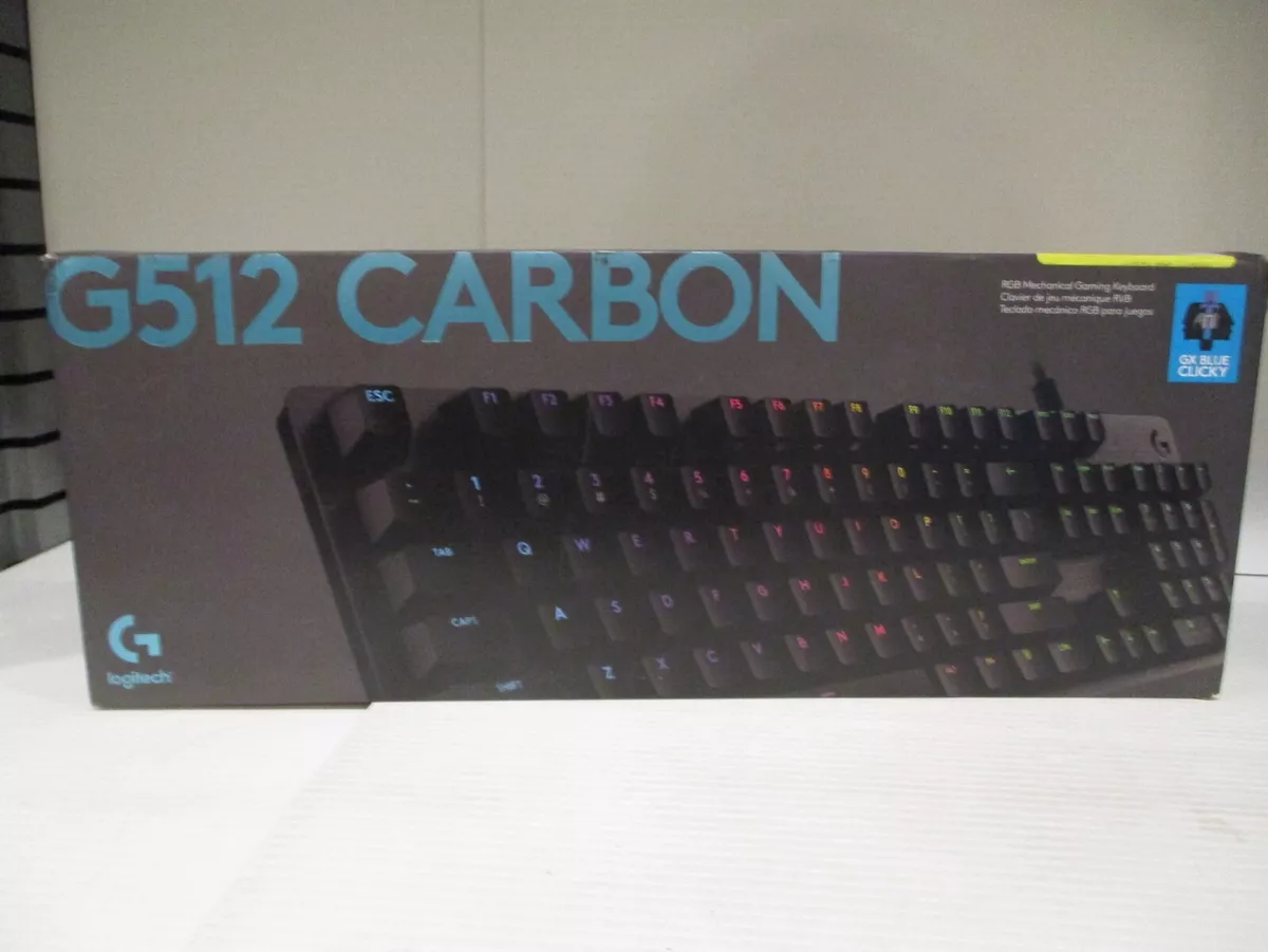 Logitech G512 Carbon RGB Mechanical Gaming Keyboard (GX Blue)