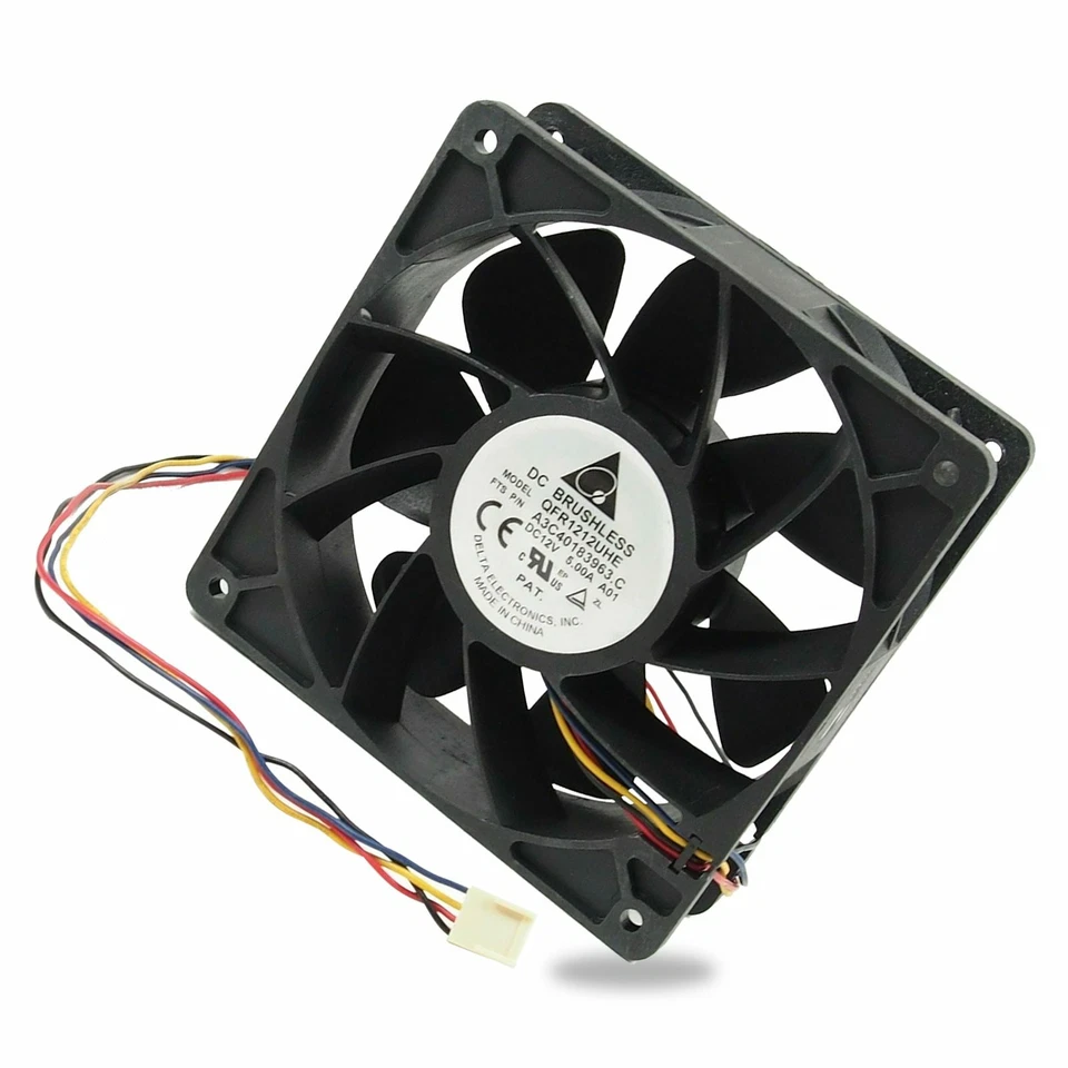 Bitmain Antminer 7500 RPM Fan L3 L3+ L3++ Z15 Z11 Z9 Mini S11 S7 S5 Black US - Image 4 of 4