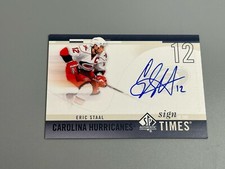 Eric Staal 2010-11 SP Authentic Sign Of The Times On Card Auto SOT-ES Hurricanes