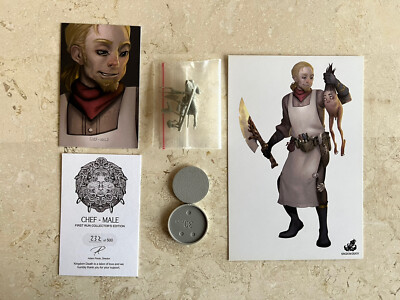 Chef - Male - Kingdom Death Monster - KDM - First Run - RARE OOP