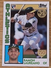 2019 Topps 1984 Baseball 150th Anniversary Ramon Laureano #T84-28 Rookie RC /150