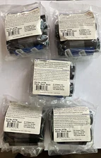 Lot of 5 Fargo 81736 Black Ribbon 1000 Prints ID Cards Pro L Pro LX Cheetah II