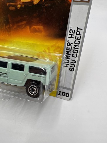 Matchbox All Terrain #100 National Parks Hummer H2 SUV Concept W/Protector - Picture 4 of 9