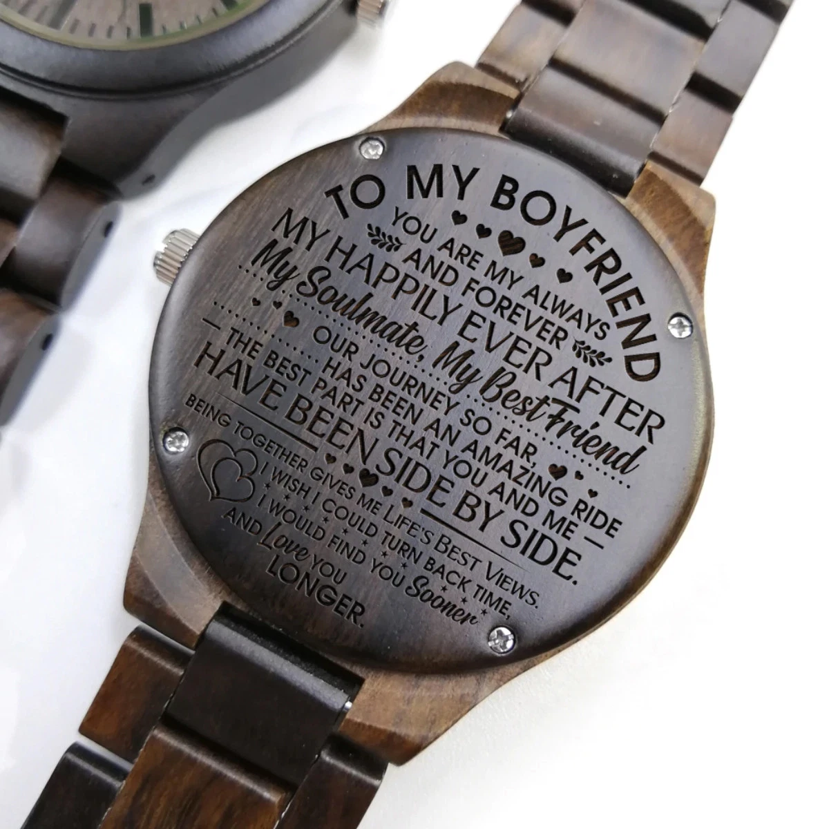 To my boyfriend engraved hotsell watch