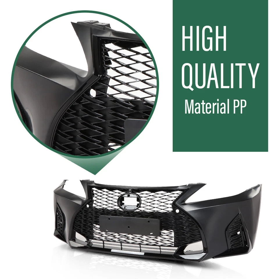 Fit For 06-13 Lexus IS250 IS350 Front Bumper Body Kit Conversion To 21+ F-Sport - Image 4 of 4