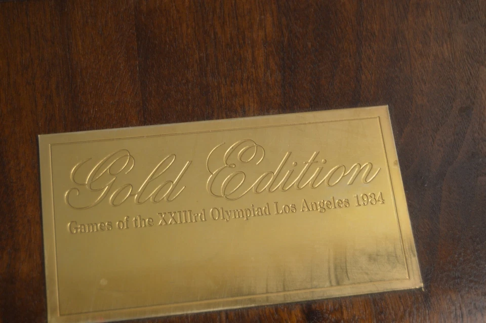 1984 Gold Edition Olympic Games Autographed Photograph Book XXIIIrd Los Angeles - Image 3 of 4