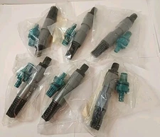 NEW LOT OF 6 Ebb & Flow Fitting Kit with Overflow Teal Hydroponics Flood Table