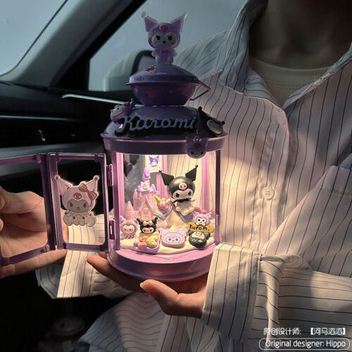 Cartoon Kuromi Figures Bedroom Night Light Lamp Ornament Decoration Girl Gift