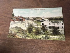 Circa 1912 Post Card "A Busy Corner" of Platteville Wisconsin