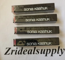 Sonia Kashuk Shine Luxe Sheer Lip Color Sheer Fuchsia 25 SEALED PACK OF 4
