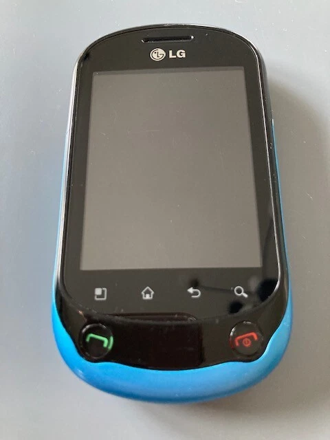 Smartphone LG Optimus Chat C555 Azul WiFi 3G Desbloqueado com Teclado Slide-Out - Imagem 2 de 4