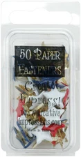 Painted Metal Paper Fasteners 50/Pkg Stars - Red, White & Blue