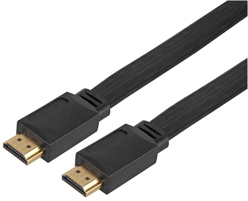PRO SIGNAL Cavo HDMI High-Speed da Maschio a Maschio, 2m, Connettori Dorati, 2.