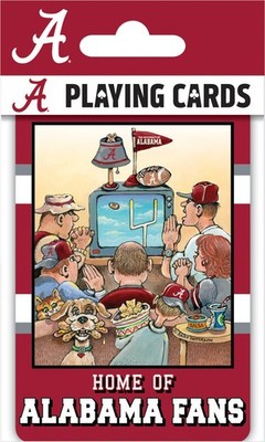 MasterPieces - Alabama Crimson Tide - NCAA Fan Deck Playing Cards - 54 Card Deck